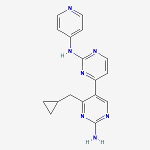 molecular formula C17H17N7 B610108 Pik-III CAS No. 1383716-40-2
