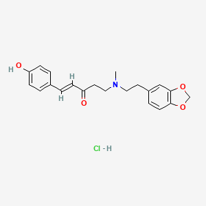 molecular formula C21H24ClNO4 B610114 Unii-25bpc8L42I CAS No. 136467-36-2