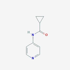 molecular formula C9H10N2O B061012 N-吡啶-4-基环丙烷甲酰胺 CAS No. 186253-90-7