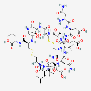 molecular formula C65H104N18O26S4 B610132 Plecanatide CAS No. 467426-54-6