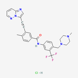 molecular formula C29H28ClF3N6O B610165 帕纳替尼盐酸盐 CAS No. 1114544-31-8