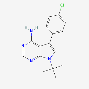 molecular formula C16H17ClN4 B610173 PP2 analog CAS No. 309739-67-1