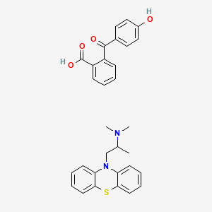 molecular formula C31H30N2O4S B610207 非那根苯甲酸酯 CAS No. 96590-75-9