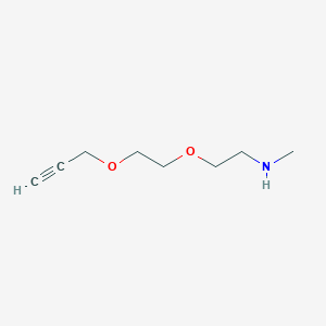 molecular formula C8H15NO2 B610228 Propargyl-PEG2-methylamine CAS No. 1835759-76-6