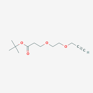 molecular formula C12H20O4 B610229 丙炔-PEG2-叔丁基酯 CAS No. 1807503-80-5