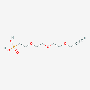 molecular formula C9H17O6P B610234 Propargyl-PEG3-phosphonic acid CAS No. 1714139-62-4