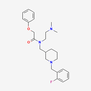 N-[2-(dimethylamino)ethyl]-N-{[1-(2-fluorobenzyl)-3-piperidinyl]methyl}-2-phenoxyacetamide