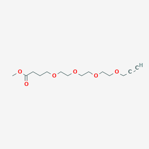 molecular formula C14H24O6 B610242 Propargyl-PEG4-(CH2)3-methyl ester CAS No. 1872433-63-0