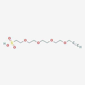 molecular formula C11H20O7S B610249 炔丙基-PEG4-磺酸 CAS No. 1817735-29-7