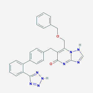 B061026 (1,2,4)Triazolo(1,5-a)pyrimidin-5(1H)-one, 7-((phenylmethoxy)methyl)-6-((2'-(1H-tetrazol-5-yl)(1,1'-biphenyl)-4-yl)methyl)- CAS No. 168152-93-0