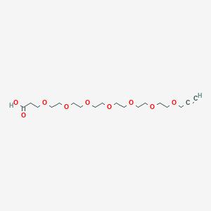 molecular formula C18H32O9 B610269 炔丙基-PEG7-酸 CAS No. 2093154-00-6