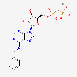 molecular formula C18H21N5Na2O9P2 B610305 PSB-12379 二钠盐 CAS No. 1802226-78-3