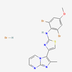 molecular formula C17H14Br3N5OS B610327 PTC-209 氢溴酸盐 CAS No. 1217022-63-3