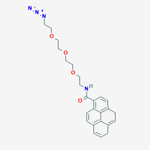 molecular formula C25H28N4O4 B610355 芘-PEG3-叠氮化物 CAS No. 1817735-36-6