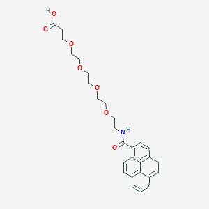 molecular formula C28H33NO7 B610356 Pyrene-amido-PEG4-CH2CH2COOH CAS No. 1817735-34-4