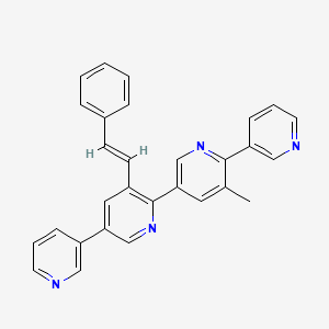 molecular formula C29H22N4 B610359 Pyridoclax CAS No. 1651890-44-6