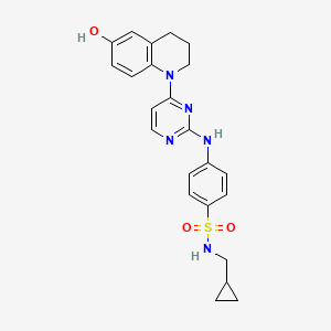 molecular formula C23H25N5O3S B610361 Pyrintegrin CAS No. 1228445-38-2