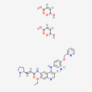 molecular formula C36H35ClN6O7 B610363 SHR-1258 dimaleate CAS No. 1397922-61-0