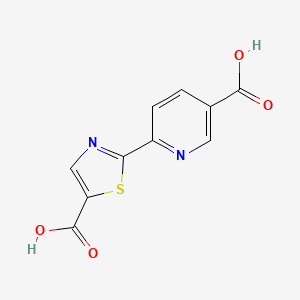 molecular formula C10H6N2O4S B610364 pythiDC CAS No. 1821370-71-1