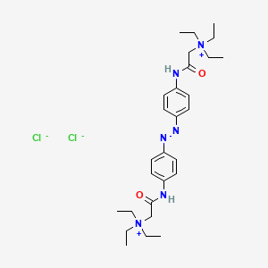 molecular formula C28H44Cl2N6O2 B610373 QAQ (dichloride) CAS No. 1204416-85-2