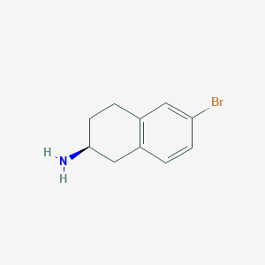 B061038 (2S)-6-Bromo-1,2,3,4-tetrahydronaphthalen-2-amine CAS No. 176707-78-1