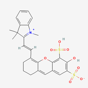 molecular formula C26H25NO8S2 B610388 NIR dye-1 CAS No. 1392488-07-1