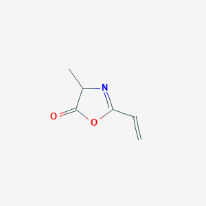 B061041 2-ethenyl-4-methyl-4H-1,3-oxazol-5-one CAS No. 159439-89-1