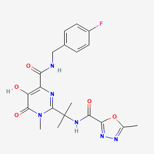 molecular formula C20H21FN6O5 B610414 Raltegravir CAS No. 518048-05-0