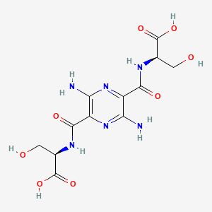 molecular formula C12H16N6O8 B610439 雷马派拉津 CAS No. 1313706-17-0
