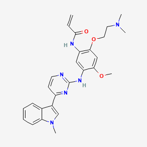 molecular formula C27H30N6O3 B610453 Rezivertinib CAS No. 1835667-12-3