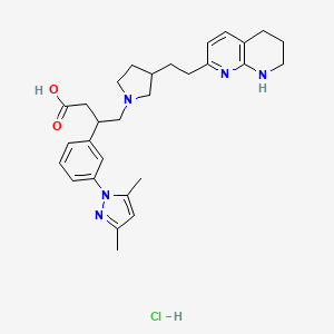 molecular formula C29H38ClN5O2 B610462 Integrin Antagonist 1 hydrochloride CAS No. 1629249-40-6