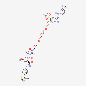 molecular formula C52H65N7O11S3 B610463 PROTAC RIPK degrader-2 CAS No. 1801547-16-9