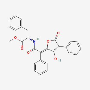 B610468 Rhizocarpic acid CAS No. 18463-11-1