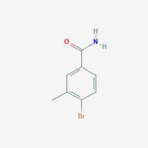 molecular formula C8H8BrNO B061047 4-溴-3-甲基苯甲酰胺 CAS No. 170229-98-8