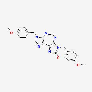B610498 3,7-Dihydro-3,7-bis[(4-methoxyphenyl)methyl]-2H-diimidazo[4,5-d:4',5'-f][1,3]diazepin-2-one CAS No. 1070773-09-9