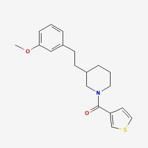 3-[2-(3-methoxyphenyl)ethyl]-1-(3-thienylcarbonyl)piperidine