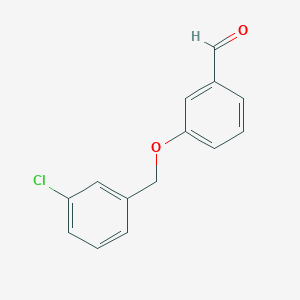 B061052 3-[(3-Chlorobenzyl)oxy]benzaldehyde CAS No. 168084-95-5