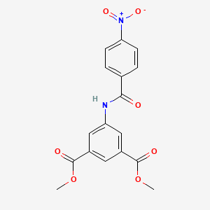 Dimethyl 5-((4-nitrobenzoyl)amino)isophthalate