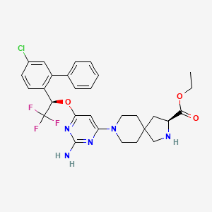 molecular formula C29H31ClF3N5O3 B610550 罗达屈他乙酯 CAS No. 1673571-51-1