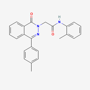 molecular formula C24H21N3O2 B6105568 N-(2-METHYLPHENYL)-2-[4-(4-METHYLPHENYL)-1-OXO-1,2-DIHYDROPHTHALAZIN-2-YL]ACETAMIDE 