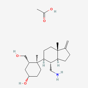 molecular formula C22H39NO4 B610561 罗西格列汀醋酸盐 CAS No. 782487-29-0