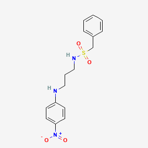 N-[3-(4-NITROANILINO)PROPYL](PHENYL)METHANESULFONAMIDE