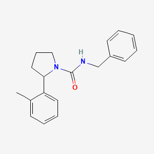 N-benzyl-2-(2-methylphenyl)-1-pyrrolidinecarboxamide