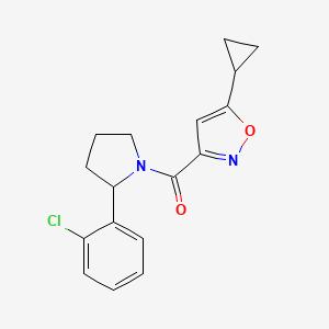 3-{[2-(2-chlorophenyl)-1-pyrrolidinyl]carbonyl}-5-cyclopropylisoxazole