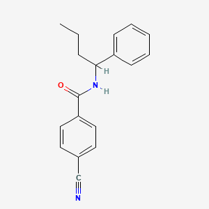 4-cyano-N-(1-phenylbutyl)benzamide