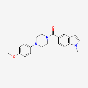 [4-(4-methoxyphenyl)piperazin-1-yl](1-methyl-1H-indol-5-yl)methanone