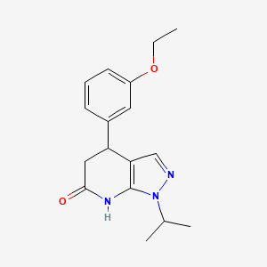 4-(3-ethoxyphenyl)-1-isopropyl-1,4,5,7-tetrahydro-6H-pyrazolo[3,4-b]pyridin-6-one