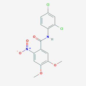 N-(2,4-dichlorophenyl)-4,5-dimethoxy-2-nitrobenzamide