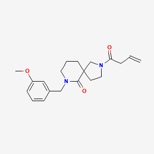 2-(3-butenoyl)-7-(3-methoxybenzyl)-2,7-diazaspiro[4.5]decan-6-one