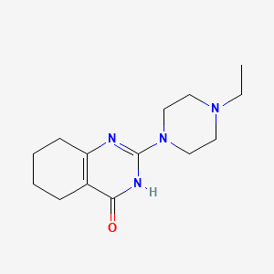 2-(4-ethylpiperazin-1-yl)-5,6,7,8-tetrahydroquinazolin-4(3H)-one